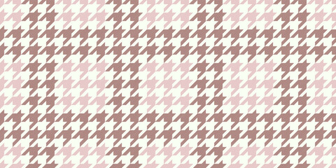 Colorful hounds tooth pattern vector in pastel color. Seamless pastel backgrounds for tablecloth, blanket, dress, skirt jacket, napkin, textile design, fabric, wrapping paper, craft, book cover.