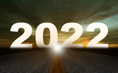 Happy New Year 2022 Concept