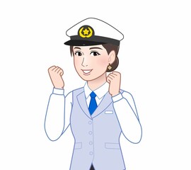 タクシー運転手の女性
