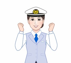 タクシー運転手の女性