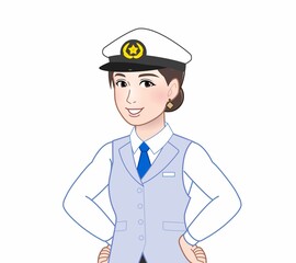 タクシー運転手の女性
