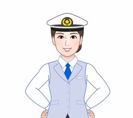 タクシー運転手の女性