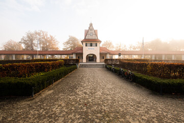 Historischer Bahnhof in Bad Saarow, Brandenburg