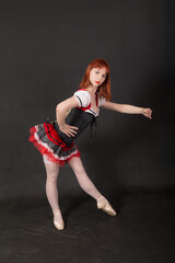 Fototapeta na wymiar portrait of a ballerina