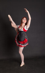 portrait of a ballerina