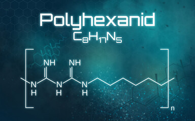 Chemische Formel von Polyhexanid