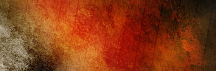 Abstract background painting art with brown and black grunge paint brush for Christmas holidays poster, banner, website, or presentation design.