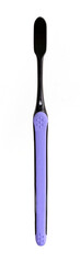 Violet toothbrushes isolated on a white background