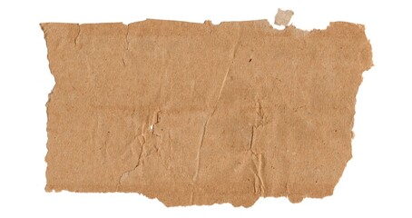 Kraft torn and creased Paper Texture for Background	