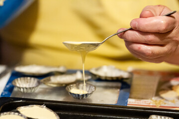 baking christmas cookies