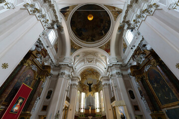 Osimo, interior of San Giuseppe da Copertino church