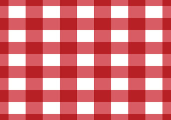 Patrón de cuadros de Vichy rojo