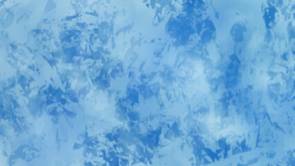 Snow crystals form beautiful snow pattern on frozen icy river. Snowflake background. Brushed Painted Abstract Background