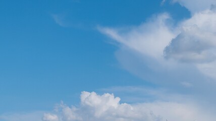 blue sky with clouds