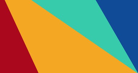 Image of colourful shapes on white background