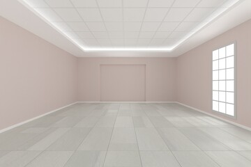 photo frame mock up.empty room design interio 3d rendering