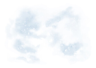 Abstract stains light blue watercolor for background