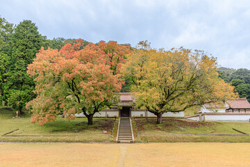 秋の旧閑谷学校　岡山県備前市　Former Shizutani School in Autumn. Okayama-ken Bizen...