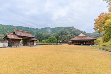秋の旧閑谷学校　岡山県備前市　Former Shizutani School in Autumn. Okayama-ken Bizen city