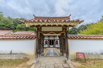 秋の旧閑谷学校　閑谷神社　岡山県備前市　Former Shizutani School in Autumn....