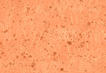 Coral color textured background, splatter, textured vintage design, elegant solid coral, peach pastel color with splashes