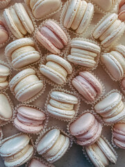 macaroons on a table