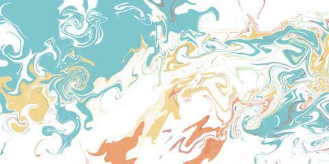 Fototapeta na wymiar Abstract fluid on white background marble texture illustration