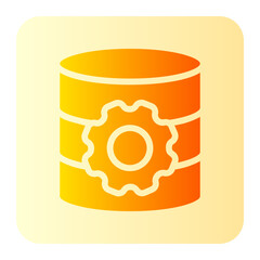 database management gradient icon