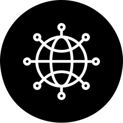 networking glyph icon