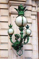 Old time street lamp