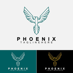 Phoenix logo Vector Illustration Design Template