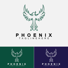 Phoenix logo Vector Illustration Design Template