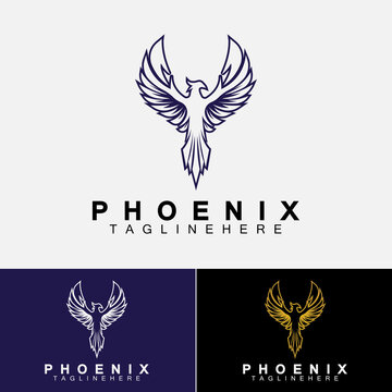 Phoenix logo Vector Illustration Design Template