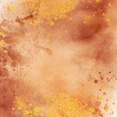 Luxury Vintage Brown Watercolor Background Paper