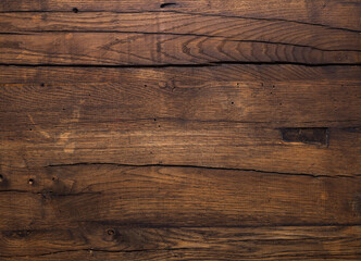Old brown oak wood texture