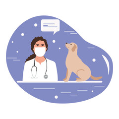 People Pet Dog Visit Doctor Veterinarian Clinic