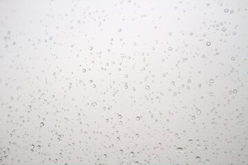 water drops on window