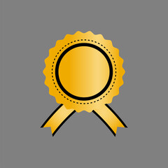 Badge Champion Vector Design Illustration Web