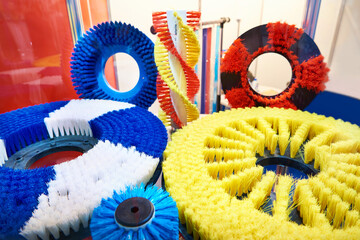 Brushes for scrubber driers in store