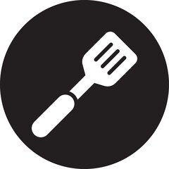 spatula glyph icon