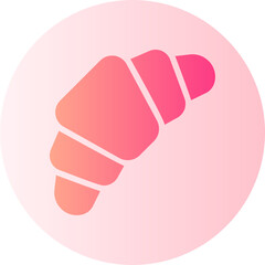 croissant gradient icon