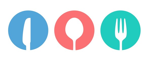 Spoon fork and knife besteck stock