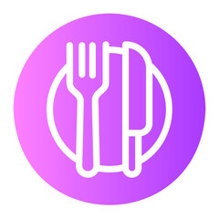plate gradient icon