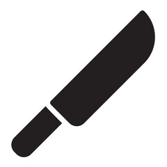 knife glyph icon