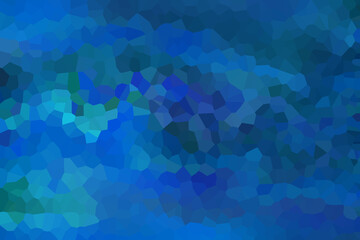 Fototapeta na wymiar Blue Mosaic Abstract Texture Background , Pattern Backdrop Wallpaper