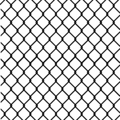 Silhouette lattice. Grating with square shapes.