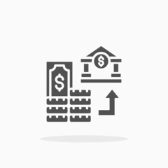 Save Money icon. Solid or Glyph style. Enjoy this icon for your project.