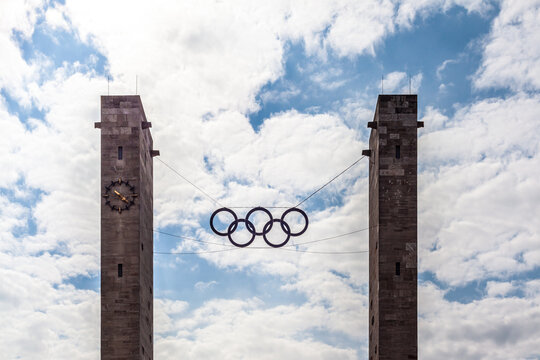 Berlin, Germany - 21.7.2021: Olympic stadion