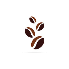 coffee bean icon vector