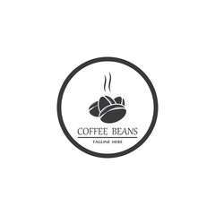 coffee bean icon vector